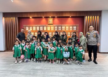 Ditbinmas Polda Kaltim Terima Kunjungan Siswa KB Edelweis Balikpapan, Berikan Edukasi Sejak Usia Dini