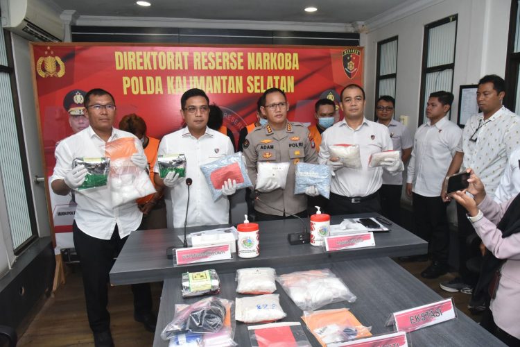 Polda Kalsel Bongkar Jaringan Narkoba Terafiliasi Fredy Pratama