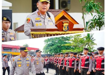 Kapolda Kaltim Pimpin Apel Pagi Personel Ditsamapta, Tegaskan Komitmen Profesionalisme dan Kesiapsiagaan