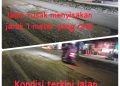 Jalan Poros Rinding Rusak Parah, Warga Desak Perbaikan Permanen Sebelum Makan Korban