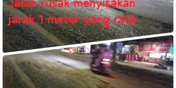 Jalan Poros Rinding Rusak Parah, Warga Desak Perbaikan Permanen Sebelum Makan Korban