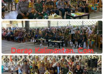 Warga Kampung Long Beliu Gelar Pesta Panen sebagai Ungkapan Syukur Tahunan, Kapolsek Kelay Sinergi bersama Warga