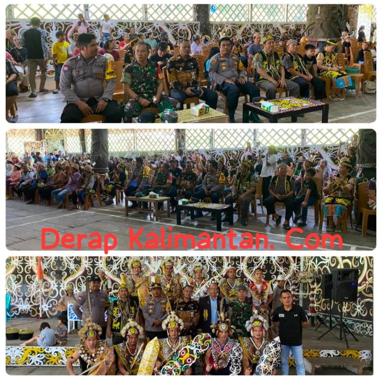 Warga Kampung Long Beliu Gelar Pesta Panen sebagai Ungkapan Syukur Tahunan, Kapolsek Kelay Sinergi bersama Warga