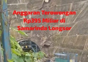 Belum Diresmikan, Terowongan Rp395 Miliar di Samarinda Longsor: Diduga Material Tak Tahan Cuaca