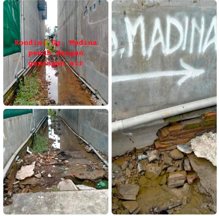 Warga Gg. Madina Pekan Labuhan Keluhkan Jalan Rusak Parah, Pemkot Medan Diminta Segera Bertindak!!