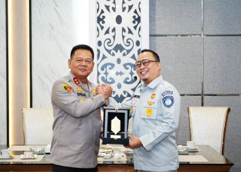 Kapolda Kaltim Sambut Hangat Audiensi Pimpinan PT Jasa Raharja Wilayah Kaltim