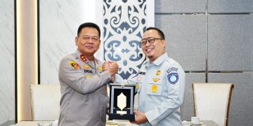 Kapolda Kaltim Sambut Hangat Audiensi Pimpinan PT Jasa Raharja Wilayah Kaltim
