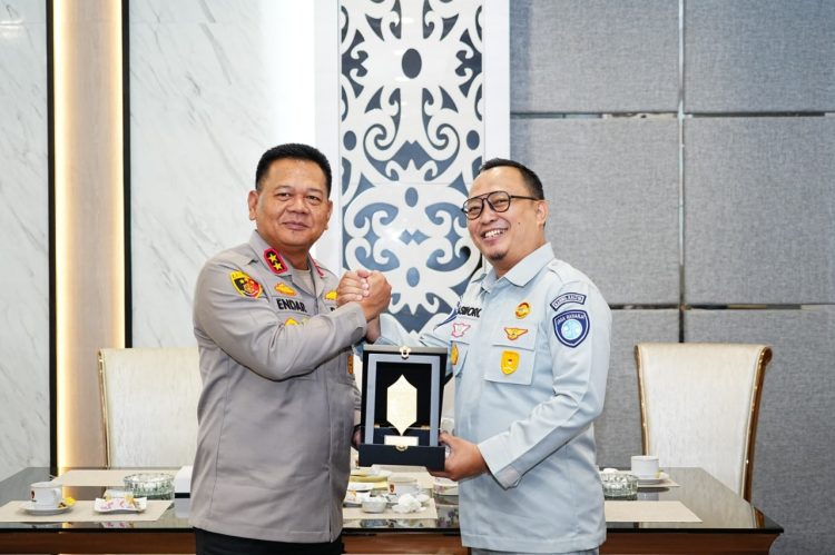 Kapolda Kaltim Sambut Hangat Audiensi Pimpinan PT Jasa Raharja Wilayah Kaltim