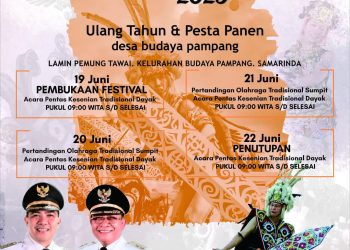 Festival Budaya Dayak Kenyah 2025 Siap Digelar di Desa Budaya Pampang, Samarinda