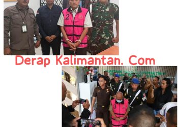 KEJATI KALTIM MENAHAN 2 TERSANGKA PERKARA DUGAAN TINDAK PIDANA KORUPSI PELAKSANAAN REKLAMASI PERTAMBANGAN BATU BARA OLEH CV ARJUNA DI KOTA SAMARINDA