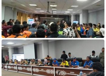 RDP DPRD Berau dan Serikat Buruh Sempat Ricuh, Desak Penegakan Perda Perlindungan Tenaga Kerja Lokal