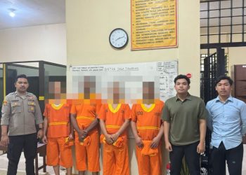 Tim Jatanras Polda Kaltim Berhasil Ringkus 4 Pelaku Perampasan Berkedok Debt Collector