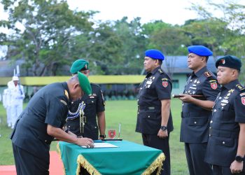 Kolonel Cpm Erwien Ferry Resmi Menjabat Sebagai Danpomdam VI/Mulawarman, Gantikan Kolonel Cpm Johny Paul Johannes