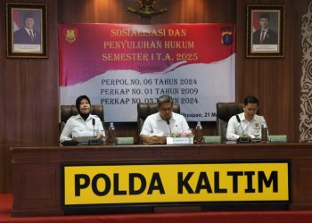 Bidkum Polda Kaltim Gelar Sosialisasi Hukum Kepada Personel Satker Polda