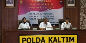 Bidkum Polda Kaltim Gelar Sosialisasi Hukum Kepada Personel Satker Polda