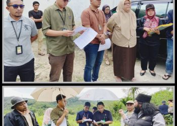 Pastikan Objek Sengketa, Ketua PN Takengon Pimpin Langsung PS di Dua Lokasi Berbeda