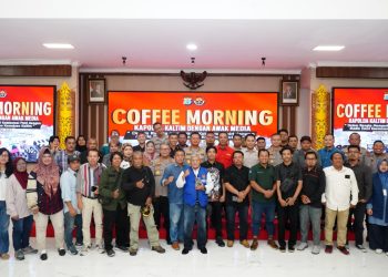 Kapolda Kaltim Gelar Coffee Morning Bersama Awak Media, Perkuat Sinergi dan Transparansi Informasi Publik