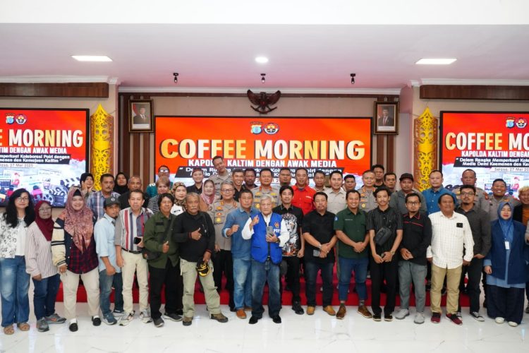 Kapolda Kaltim Gelar Coffee Morning Bersama Awak Media, Perkuat Sinergi dan Transparansi Informasi Publik