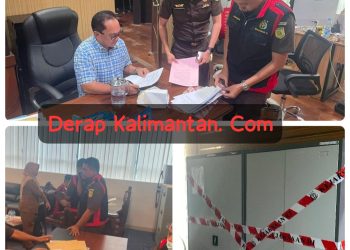 TIM PENYIDIK KEJATI KALTIM GELEDAH KANTOR DINAS PEMUDA DAN OLAHRAGA PROVINSI KALIMANTAN TIMUR
