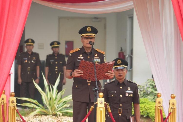 JAM-Pidmil Pimpin Upacara Peringatan Hari Lahir Pancasila Tahun 2025 Kejaksaan Agung