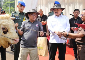 Penyerahan Simbolis Hewan Qurban Hari Raya Idul Adha 1446 Hijriah di Kejaksaan Agung