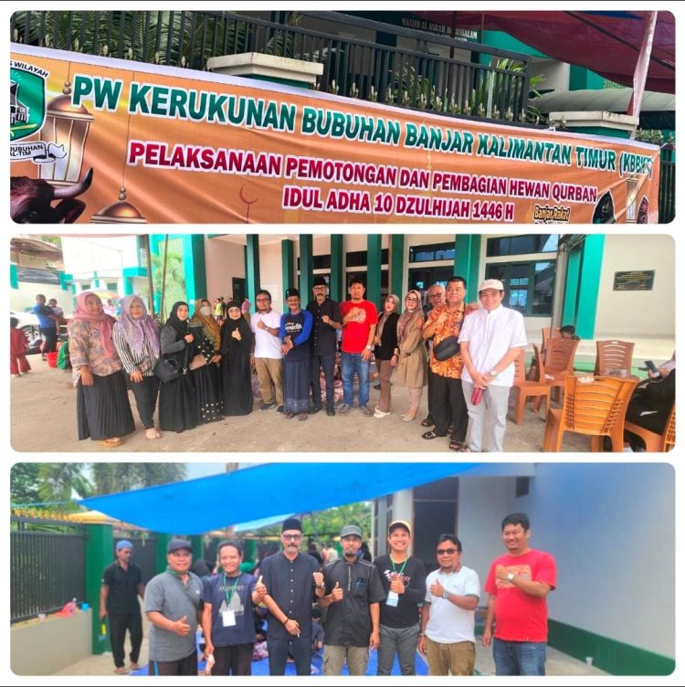 PW KBBKT Laksanakan Pemotongan 6 Ekor Sapi Qurban di Samarinda: Wujud Syukur dan Solidaritas Sosial