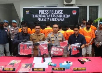 Satresnarkoba Polresta Balikpapan Tangkap Residivis Narkoba dan Amankan Puluhan Paket Sabu