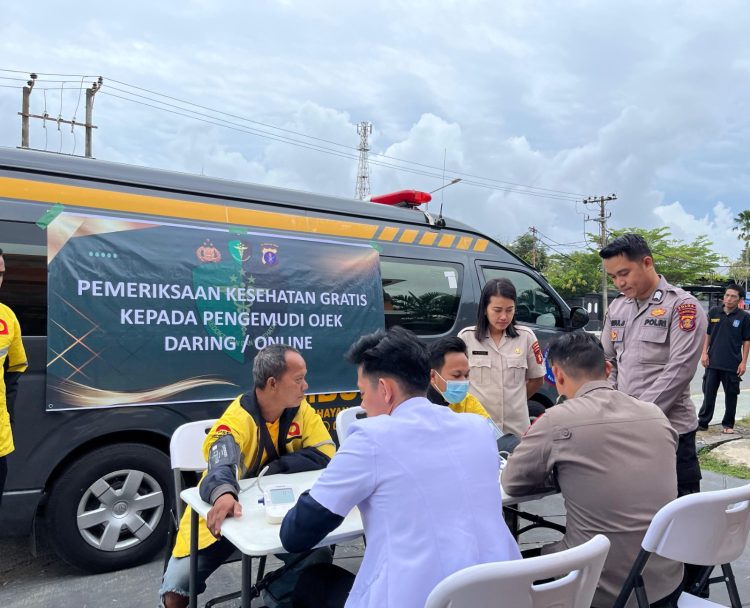 Sambut Hari Bhayangkara ke-79, Rumkit Bhayangkara Balikpapan Gelar Layanan Cek Kesehatan Gratis untuk Driver Ojol dan Masyarakat Balikpapan! 