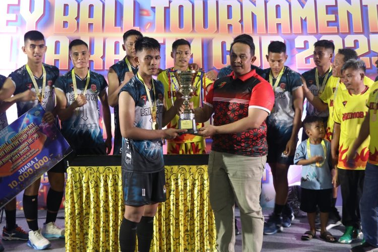 Turnamen Bola Voli Kapolda Kaltim Cup 2025 Resmi Ditutup, Brimob Raih Juara Pertama