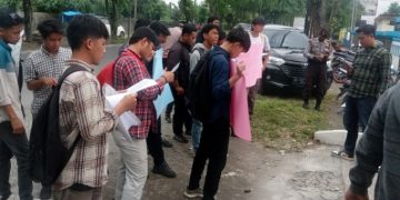 Aksi Demo AMBARA di PTUN Medan, Tuntut Agar Hakim Pengadilan Bijak Dalam Mengambil Putusan