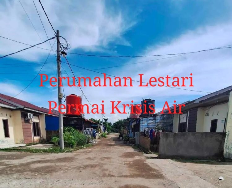 Warga Perumahan Lestari Permai Krisis Air Bersih, Minta Pemerintah dan DPRD Medan Turun Tangan