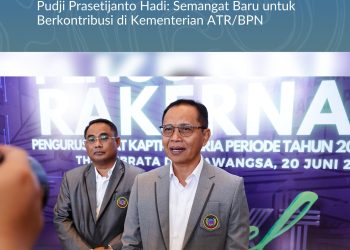 Dikukuhkan sebagai Alumni Kehormatan KAPTI-Agraria, Pudji Prasetijanto Hadi: Semangat Baru untuk Berkontribusi di Kementerian ATR/BPN