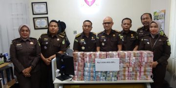 Kejati Sumut Terima Penitipan Kerugian Keuangan Negara Sebesar Rp3,5 Miliar Atas Dugaan Korupsi Pemotongan ADD Kota Padangsidimpuan