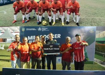 Turnamen Mini Soccer Medan Jurnalis Championship 2025 Sukses, Tim Wartawan Polda Sumut Raih ‘Fair Play Team