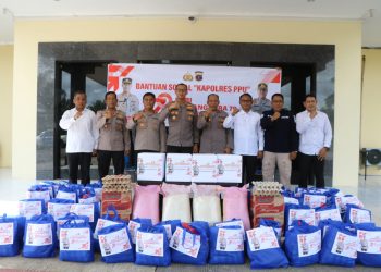 Bukti Kepedulian Polri dan Jelan HUT Bhayangkara ke-79, Polres PPU Kunjungi Purnawirawan dan Panti Asuhan 