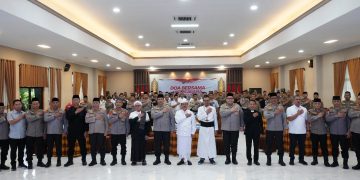 Doa Bersama Lintas Agama Warnai Peringatan Hari Bhayangkara ke-79 di Polda Kaltim