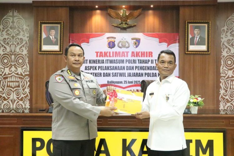 Polda Kaltim Gelar Taklimat Akhir Itwasum Polri Tahun 2025