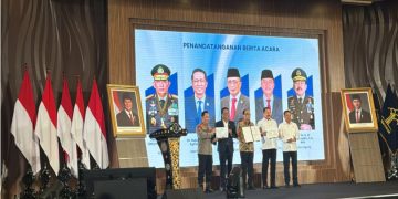 Ketua Mahkamah Agung Hadiri Penandatanganan Naskah DIM RUU KUHAP