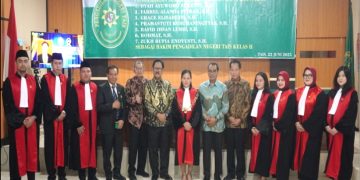 Komitmen Tujuh Hakim PN Tais Setelah Dilantik