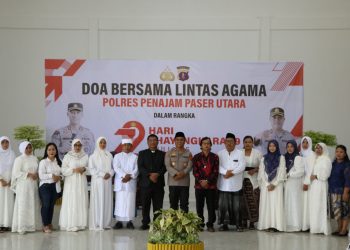 Polres PPU Gelar Doa Bersama Lintas Agama Sambut HUT Bhayangkara Ke-79