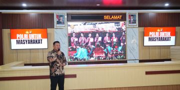 Meriahkan Hari Bhayangkara ke-79, Polda Kaltim Gelar Nobar Pagelaran Wayang Kulit bersama Masyarakat