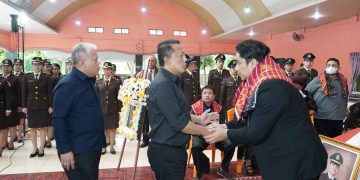 JAM Pidsus, Kapuspenkum dan Kajati Ikuti Upacara Penyerahan Jenazah Calon Jaksa Alm. Reynanda Primta Ginting