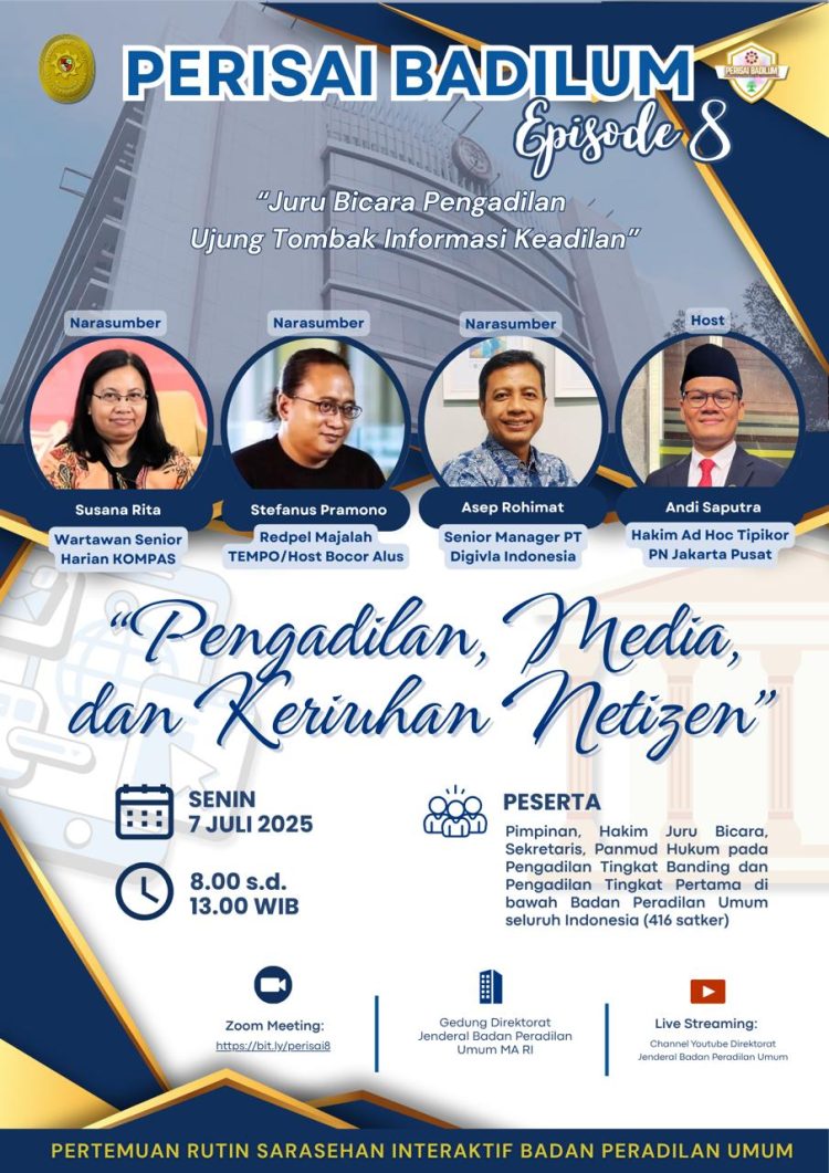 Menjadi Hakim di Tengah Krisis Kepercayaan