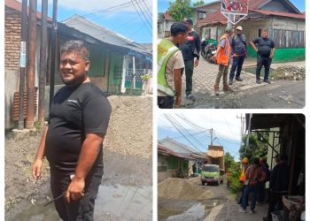 Berkat Perjuangan DPRD Janses Simbolon dan Lurah Yogi, Jalan Rusak di Seimati Diperbaiki