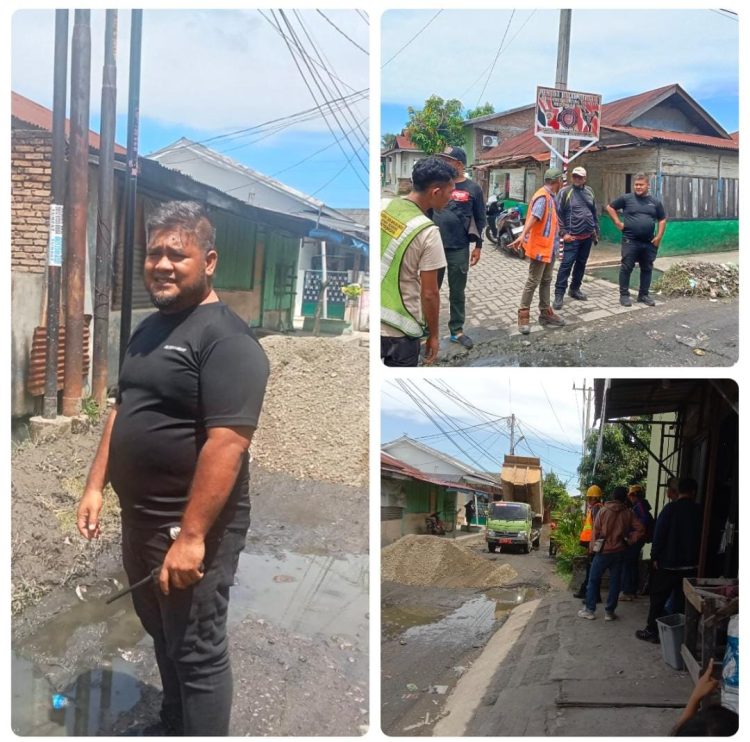 Berkat Perjuangan DPRD Janses Simbolon dan Lurah Yogi, Jalan Rusak di Seimati Diperbaiki