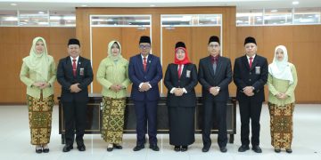 SEKRETARIS MAHKAMAH AGUNG LANTIK TIGA PEJABAT TINGGI PRATAMA