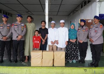 Polri Berbagi, Ditpolairud Polda Kaltim salurkan Bantuan Sosial di Panti Asuhan Darussilmi