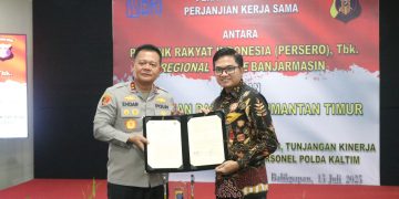 Polda Kaltim dan PT. BRI Regional Office Banjarmasin Teken Kerja Sama Strategis di Bidang Layanan Keuangan