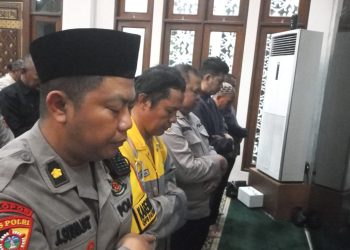 Mempererat Tali Silaturahmi, Polresta Gelar Sholat Shubuh di Masjid Baitul Aman