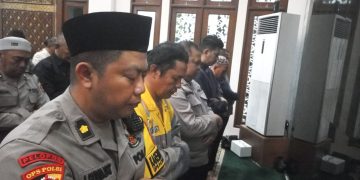 Mempererat Tali Silaturahmi, Polresta Gelar Sholat Shubuh di Masjid Baitul Aman